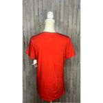 NFL NWT Kansas City Chiefs Womens Small Red Super Bowl LVII Champions V-Neck T-Shirt Photo 2