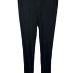 ATM Anthony Thomas Melillo Black Pleated Rayon Interlock Track Pants Large Photo 2