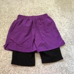 Eddie Bauer Women's Cove Trail Athletic Shorts w inner short leggings size S / P Photo 6