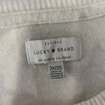 Lucky Brand Cream Star Print Long Sleeve Pullover Sweatshirt 2X Cozy Casual Photo 3