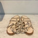 Ash  White Strappy Studded Gladiator Sandals Size 6 VGUC Photo 2