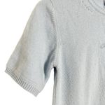 Jaeger  Vintage Blue 100% Cashmere Top Size S Photo 2