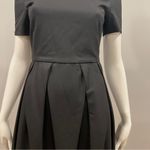 Armani Jeans Above The Knee Pleated Dress Black Size M Photo 4