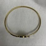 Marc by Marc Jacobs  Gold Blue Enamel Button Bangle Photo 4