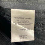 BCBGMAXAZRIA ‎ Black Linen Blend Paperbag Waist Tie Pleated Shorts Photo 6