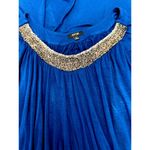 Apt. 9  Blue Sleeveless Decorative Beaded Neckline Dress XL Rayon Spandex  Stretch Photo 6