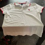 U.S. Polo Assn. U.S Polo Association red and white medium polo in women’s. GUC. Photo 0