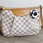 Camellia Flower Vegan Leather Bag Charm Photo 3