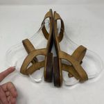 Frye Phillip 2 Piece Sandal Tan Leather Slingback Buckle Sandal Minimalist 10 Photo 4