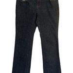 Loft Jeans Womens Size 6 Curvy Bootcut Mid Rise Pockets Zip Close Dark Wash Photo 0