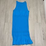 Sweater Knit Tank Dress Blue Size M Photo 6