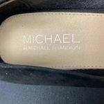 Michael Shannon MICHAEL BY  WO SIZE 11 BLACK SUEDE SLIP ON CLOSED TOE PUMP Photo 13