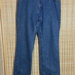 Harley Davidson 1990s Medium Wash Blue Bootcut High Rise Jeans Womens 14P 36W Photo 0