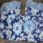 Rachel Zoe Navy and White Wide Leg Pants Photo 1