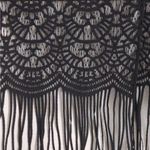 L'Agent by Agent Provocateur Karrie Cover Up Swim One Size Black Fringe Boho New Size M Photo 1