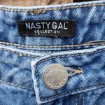 Nasty Gal Denim Jeans High Waisted Mom Jeans Cotton Blend Pants Size M Photo 1