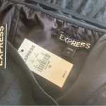 EXPRESS  Black Strapless Organza Inset‎ Midi Dress Photo 4