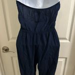 Lulus Lulu’s Learning to Fly Navy Blue Halter Jumpsuit Women’s size Small Photo 7