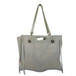 Maje Cream Faux Raffia Big Tote Bag Business Travel Vacation Beach 12x14x5 $460 Photo 6