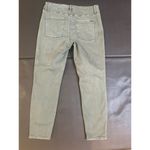 White House | Black Market WHBM Pants The Skinny Cropped Army Green Sparkle Photo 5