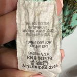 Veronica M . Green Waist Tie Mini Dress Sz S Photo 5