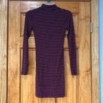 Forever 21 Striped Fitted Mock Turtleneck Dress Photo 2