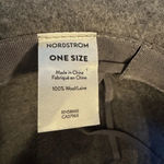 Nordstrom  Wool Felted Wide Brim Gray/Grey Fall & Winter Felt Floppy Hat Photo 3