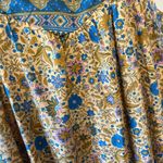 Slickblue Floral Print Drop Down Maxi Dress with Spaghetti Straps Blue Size L Photo 1