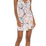 BCBGeneration Twist Wrap Mini Printed Sun Dress XS SLINKY STRETCHY SUMMER Photo 0