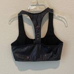 Hot Topic Black Holographic Lace Up Bralette Racerback Punk Crop Top Rave Small Photo 4