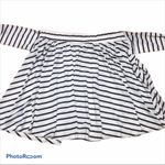 Double Zero tie front striped skirt Photo 1