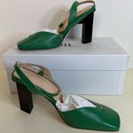 NIB Tianna Barnes HOPE ANKLE STRAP HIGH HEELS IN GREEN SZ 39 Photo 1
