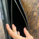 Giorgio Armani  leather clutch with magnetic closure. Interior: silk. Never worn. Photo 6