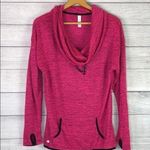 Ideology - Hot Pink & Black Cowl-neck Pullover -S Photo 1