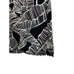 Rafaella Women's  Black Palm Leaf Mini Stretch Button‎ Details Skort sz XXL Photo 1