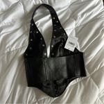 Princess Polly  black corset halter top Photo 2