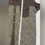 Mystree Buckle pieced leopard denim Jacket Photo 4