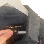 Public Denim button down floral purple lace blouse size 3XL Purple Photo 3