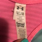 Under Armour Heat Gear Racerback Pink Striped Tank Top Photo 2