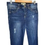 Democracy Jeans Womens 10 Ab Technology Raw Distressed Hem Mid Rise Blue Photo 4