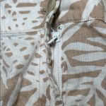 Tommy Bahama  Tropical Tan and White Mini Skirt, linen size 0 Photo 2