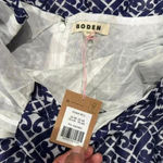 NWT BODEN Halterneck Cut Out Midi Dress size 14R Blue Photo 10