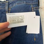 JustFab Womens Blue Distressed Shaping Stretch High Waisted Tummy Tame Jeans 32 Photo 3