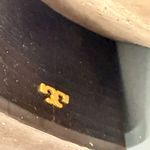 Tory Burch Patent Leather Block Heel Loafers Black Yellow Size 8.5 Photo 5