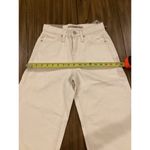 Hudson Jeans Hudson Freya Low Rise Skater Shorts White Denim Bermuda Wide Leg Raw Hem Size 23 Photo 5