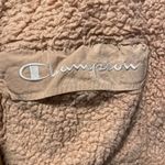 Champion  Hoodie Womens Large Sherpa Light Pink Kanga Pocket Soft Plush Fleece Photo 3