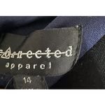 Connected Apparel Chic Women's Texture Striped Sheath Dress Sz 12 Sweet Photo 4