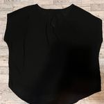 Lush Clothing Lush Black Sheer Lightweight V-Neck Sleeveless Blouse Women Size XL Photo 5