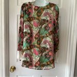 Show Me Your Mumu  Mal Top‎ Pink Green Paisley Womens Size Small Long Sleeve NEW Photo 13