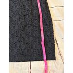 Moda  International Black Knit Lace Mini Dress Size Small Photo 6